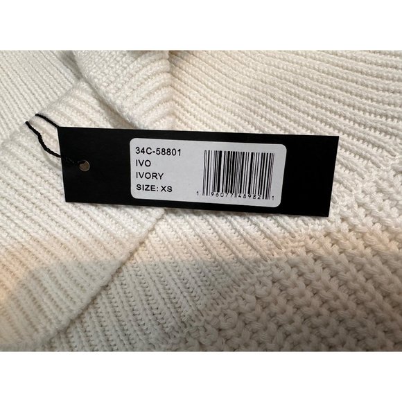 bobi Revolve NWT Off The Shoulder Pullover Ivory XS - Picture 11 of 13